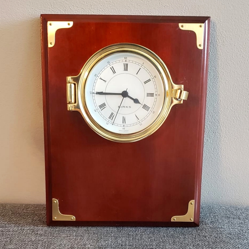 Maison Birks Hanging Wall Clock